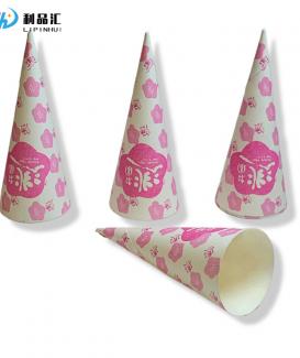 Cone Sleeve Paper Roll Ice Cream Paper Container Cone Sleeved Eco Cone
